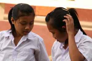 To flotte ungdomsskoleelever som vi har fulgt hvert år fra de begynte på barneskolen