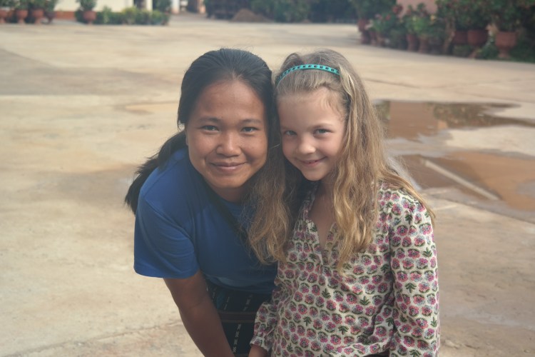 Nid i staben og Ane ble veldig gode venner på denne turen